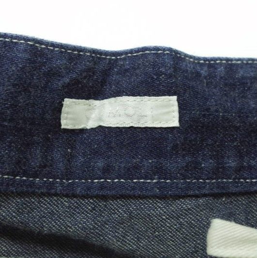 COMOLI コモリ 日本製 BELTED DENIM PANTS ベルテッドデニムパンツ 15S