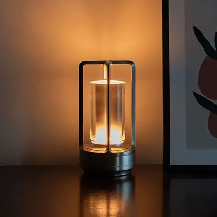 COMPASS+透明ラウンドテーブル　キャンプ　おしゃれアイテムランタンテーブル CAMP アウトドア・釣り・旅行用品 COMPASS+透明ラウンドテーブル