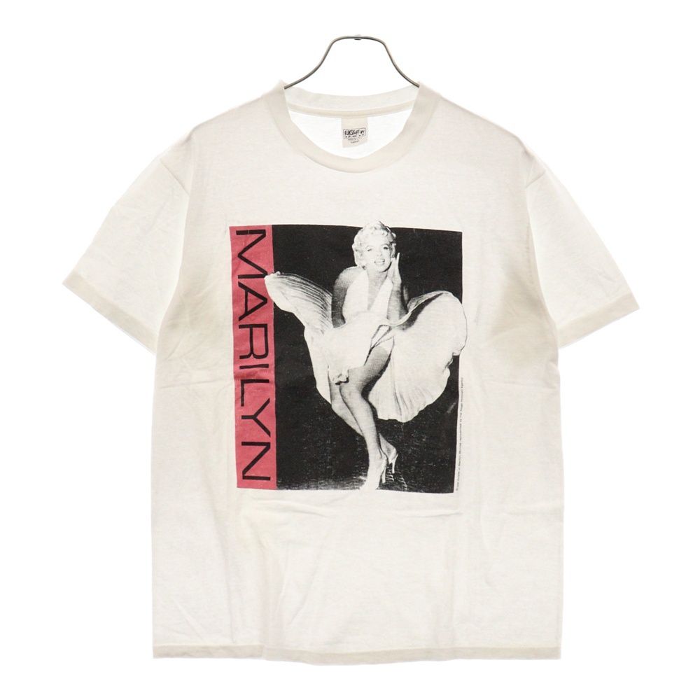 VINTAGE (ヴィンテージ) 90s MARILYN MONROE マリリンモンロー フロントプリント 半袖Tシャツ カットソー ホワイト