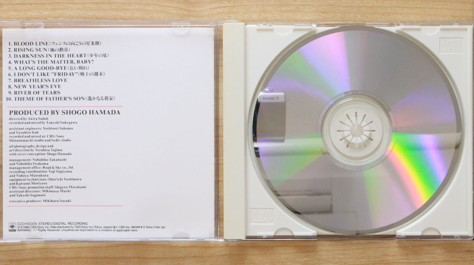 国内盤CD☆浜田 省吾/Shogo Hamada□ FATHER'S SON 【32DH5005