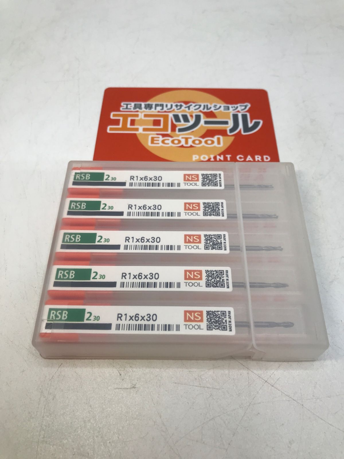 【未使用5本セット】NSTOOL/日進工具 樹脂加工用ボールエンドミル クリアカット RSB230 R1×6×30 [ITWMCHTWIZKI][エコツール岡崎岩津店]