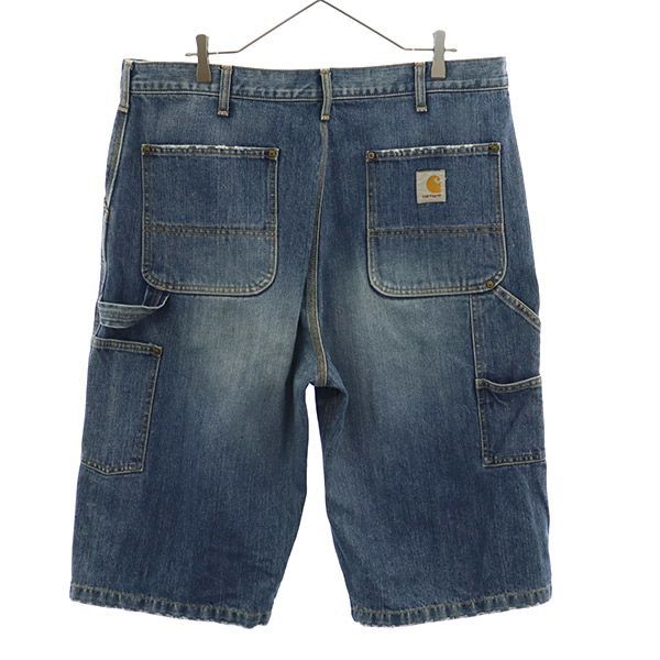 カーハート デニムショートパンツ W38 ブルー carhartt