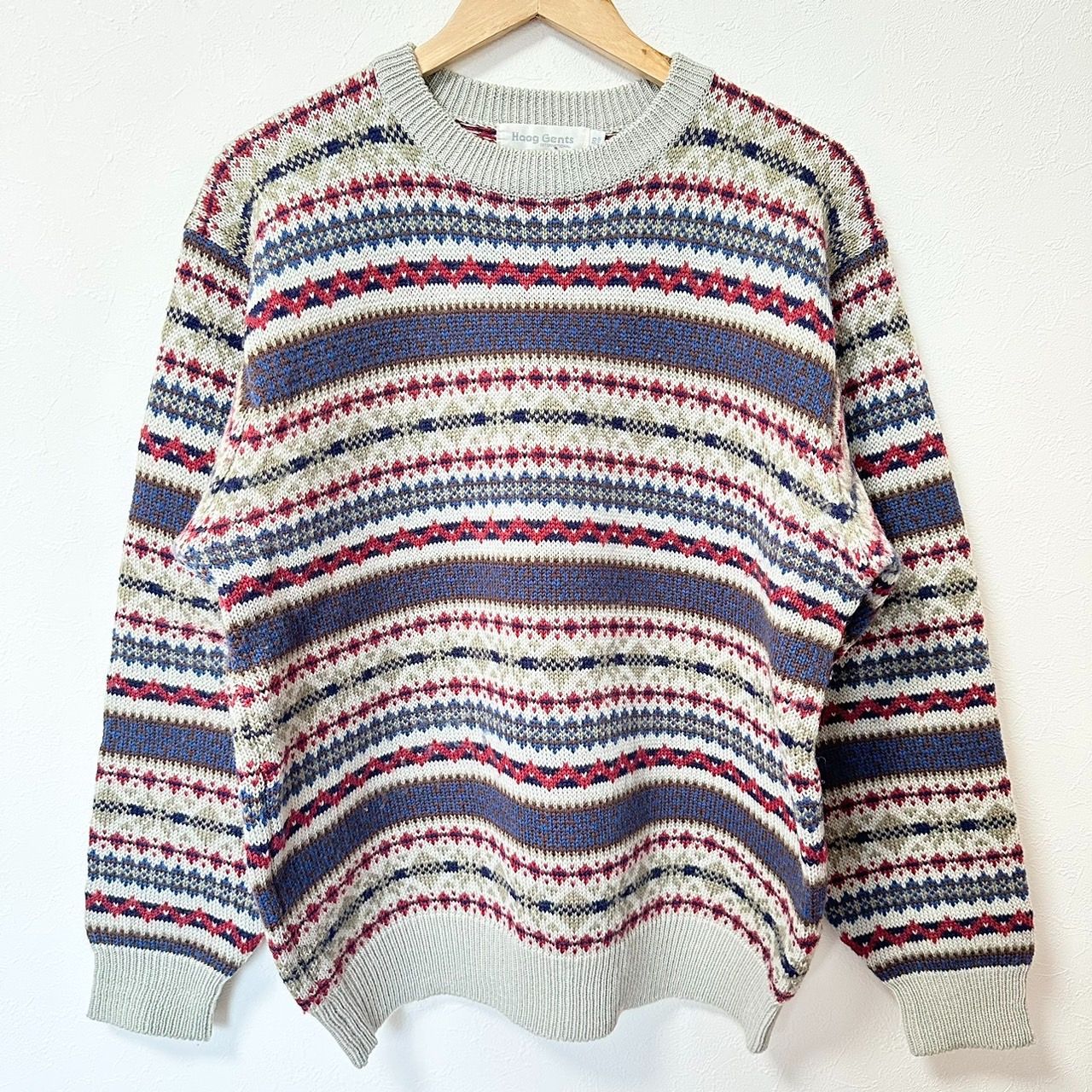 Modigliani ニット セーター 3Dニット 総柄 COOGI 風 立体