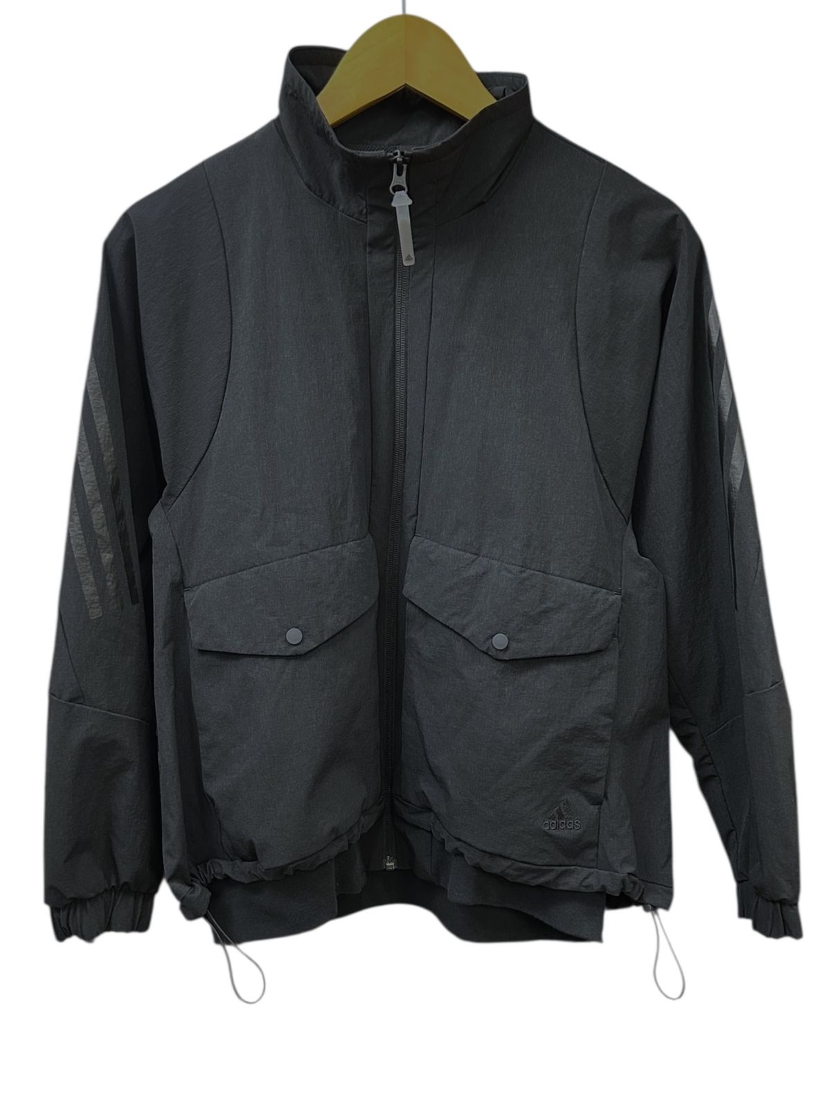 adidas アディダス ショートテックブルゾン GM8780 L ブラック レディース|027
