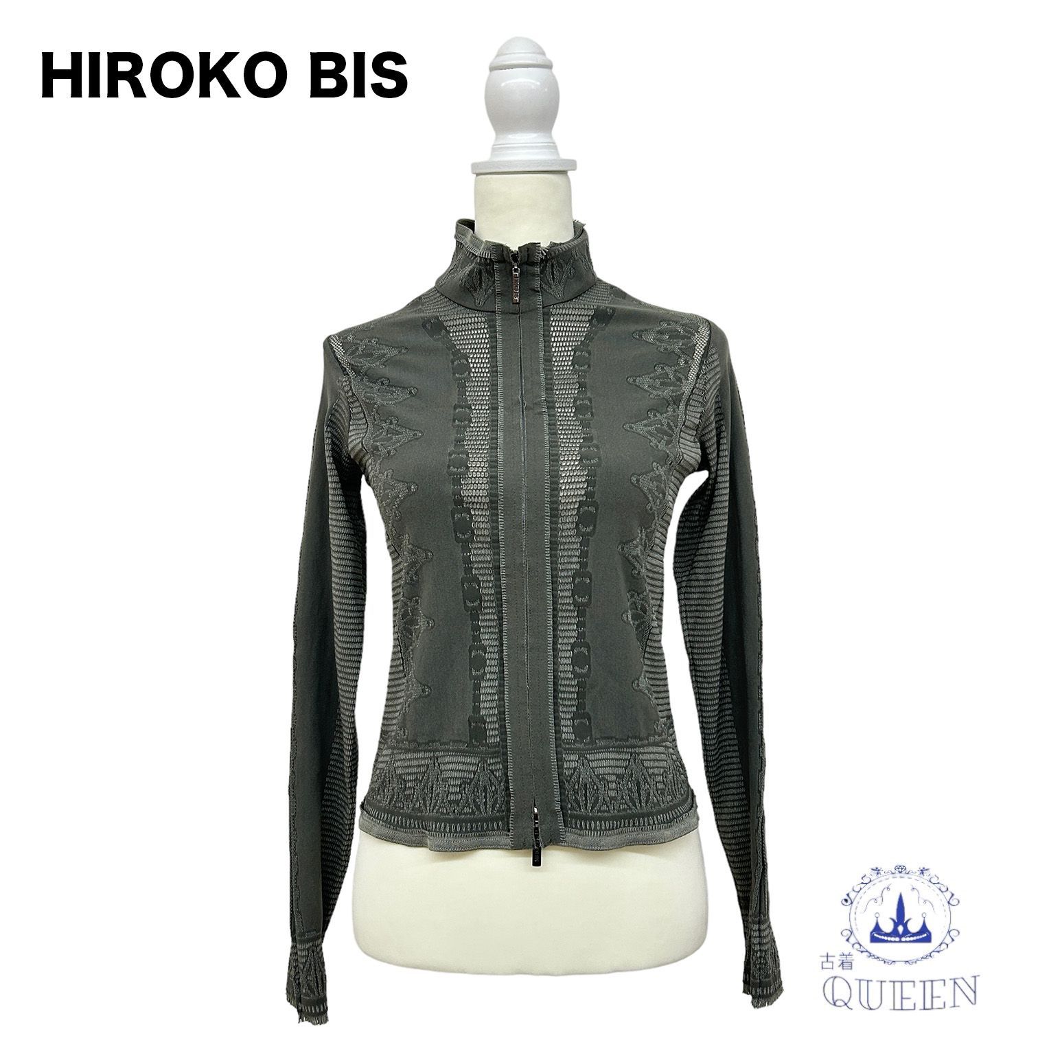 見事な ヒロコビス HIROKO BIS ヒロコビス➕RICOワンピース、インナー付きサイズ9- ヒロコビス +RICO メッシュ メッシュトップス  レディース