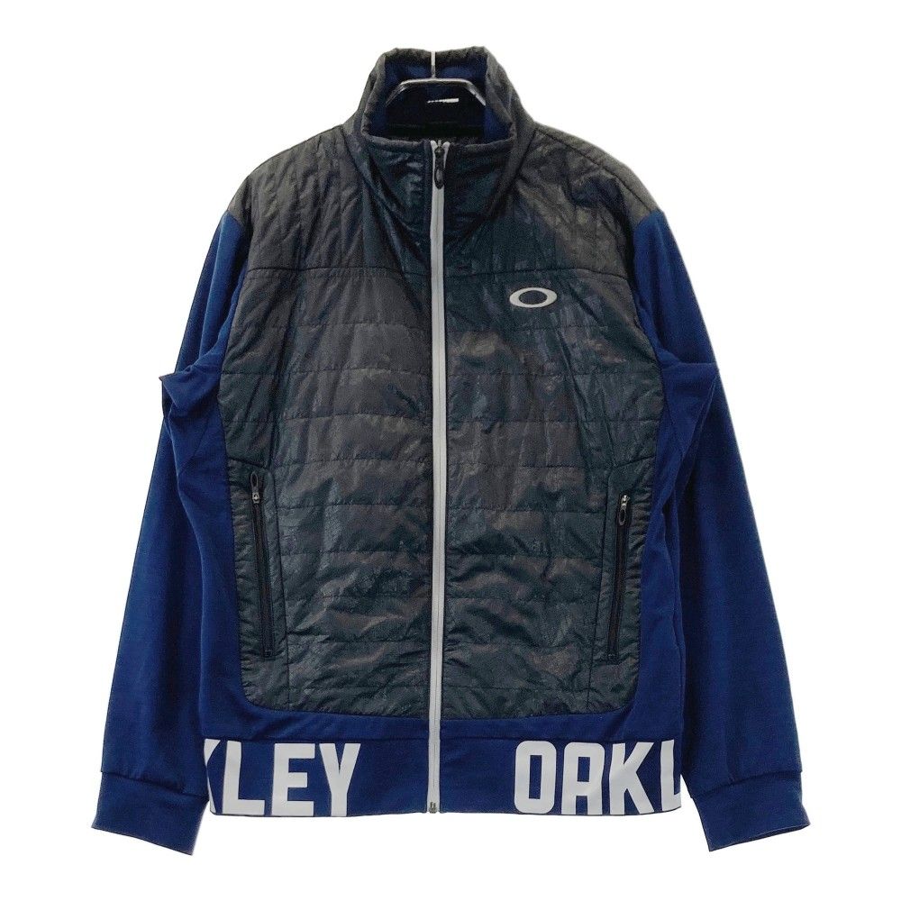サイズ XL OAKLEY オークリー 切替 中綿ジャケット 総柄 ブラック系 240101414222 ゴルフウェア メンズ ストスト