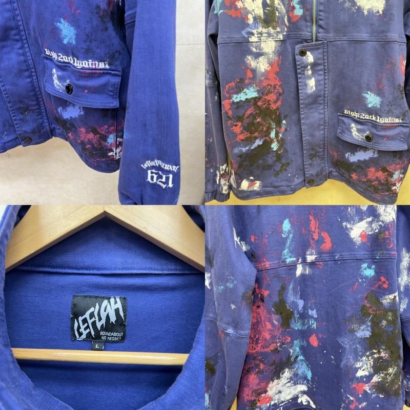 LEFLAH デニム セットアップ LEFLAH デニムセットアップ 淡い青色 Summer Denim Setup