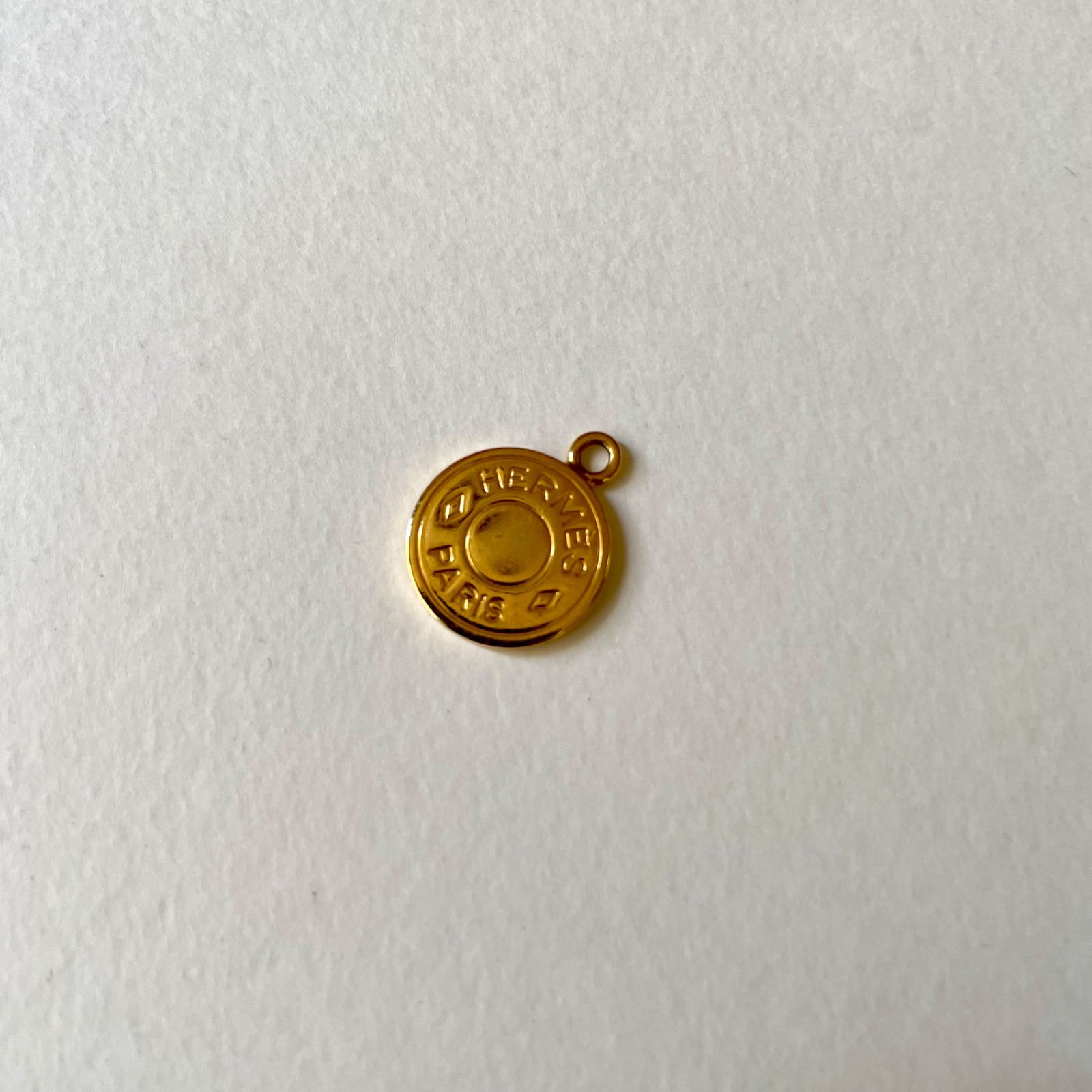 HERMES セリエ ペンダントトップ ゴールド チャーム ネックレス 