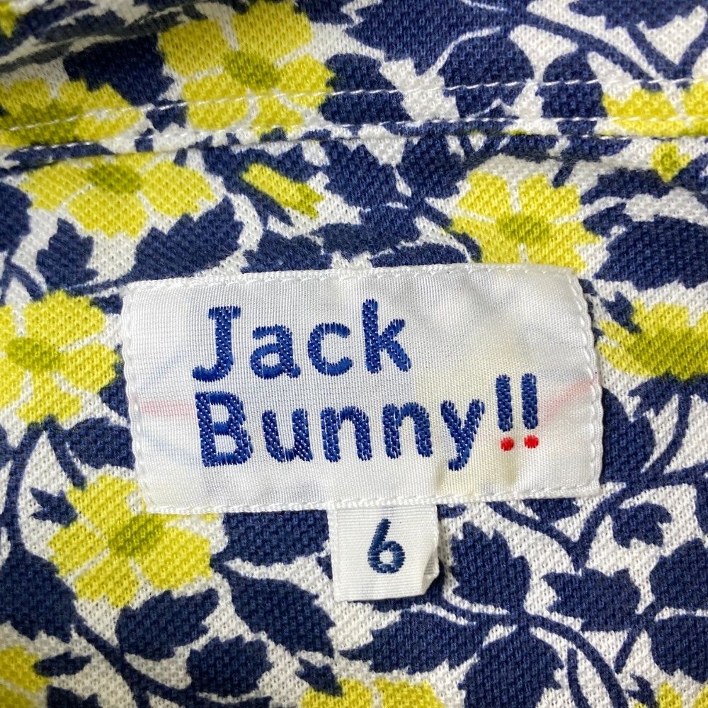 ジャックバニー蛍光イエロー ゴルフシャツ サイズ5 MASTER BUNNY