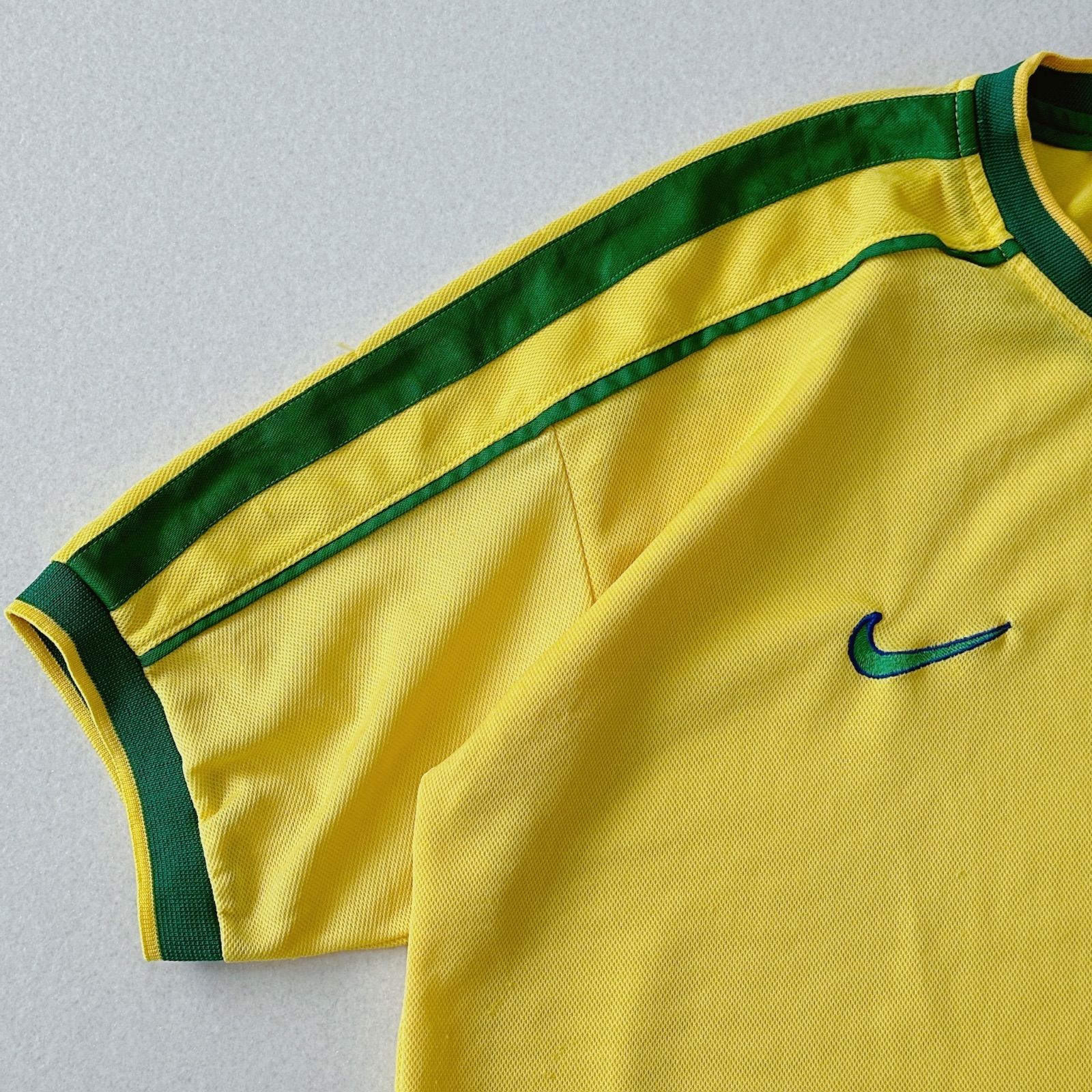 90s ナイキ 銀タグ ブラジル代表 ゲームシャツ ユニフォーム NIKE