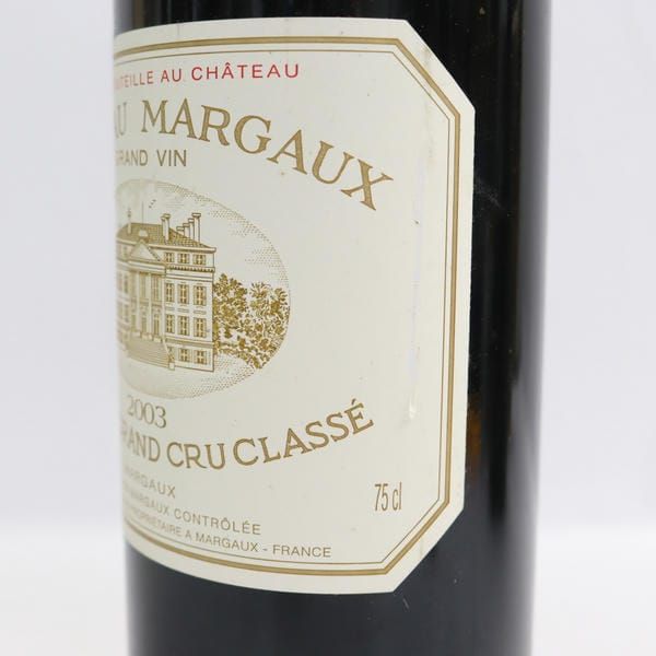 シャトーマルゴー 2003 CHATEAU MARGAUX（シャトー マルゴー）2003 13％ 750ml ※ラベルキズ
