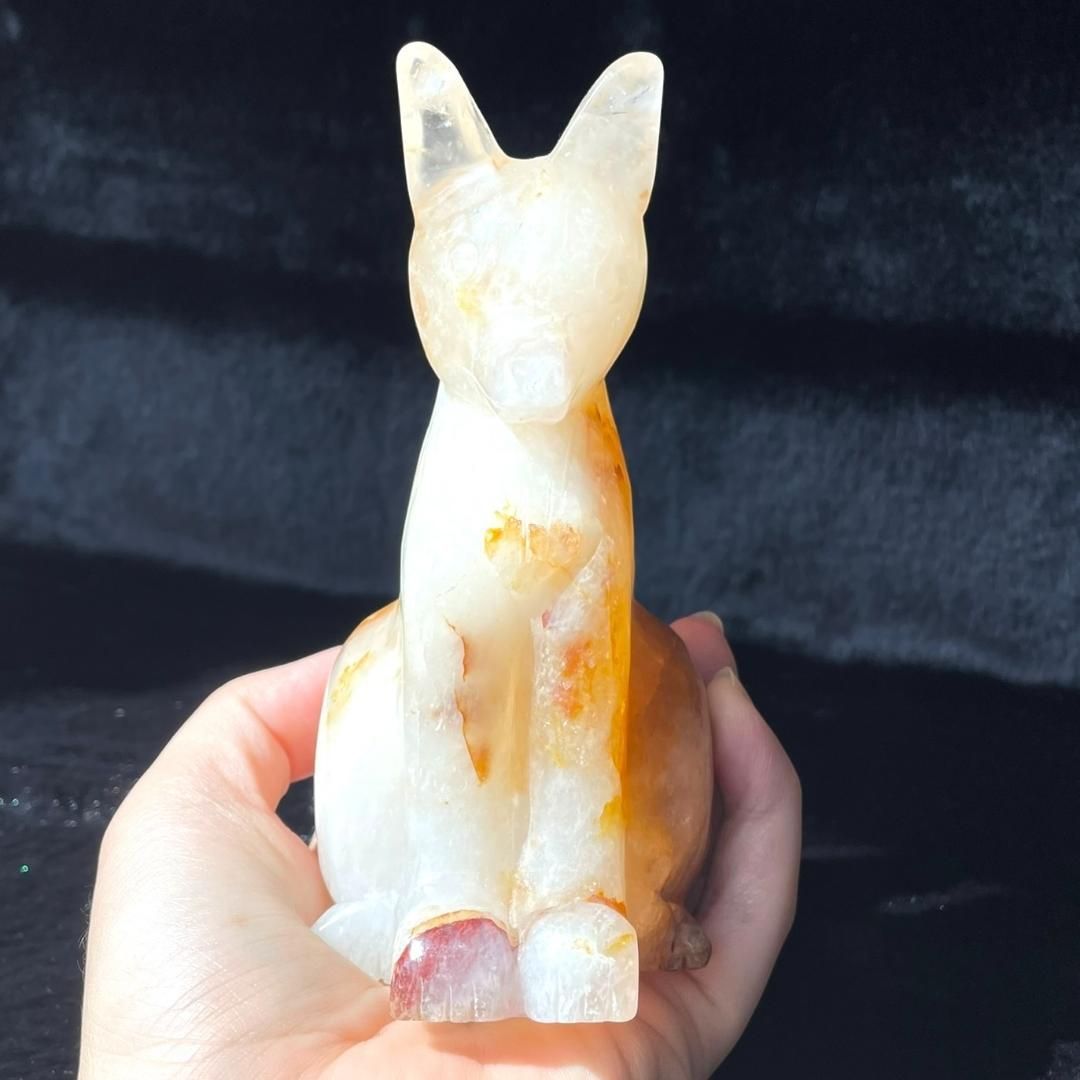 【希少 ゴールデンヒーラーヘマタイト 】天然石 パワーストーン 狐 成功 開運 希少 ゴールデンヒーラーヘマタイト 】天然石 パワーストーン 狐