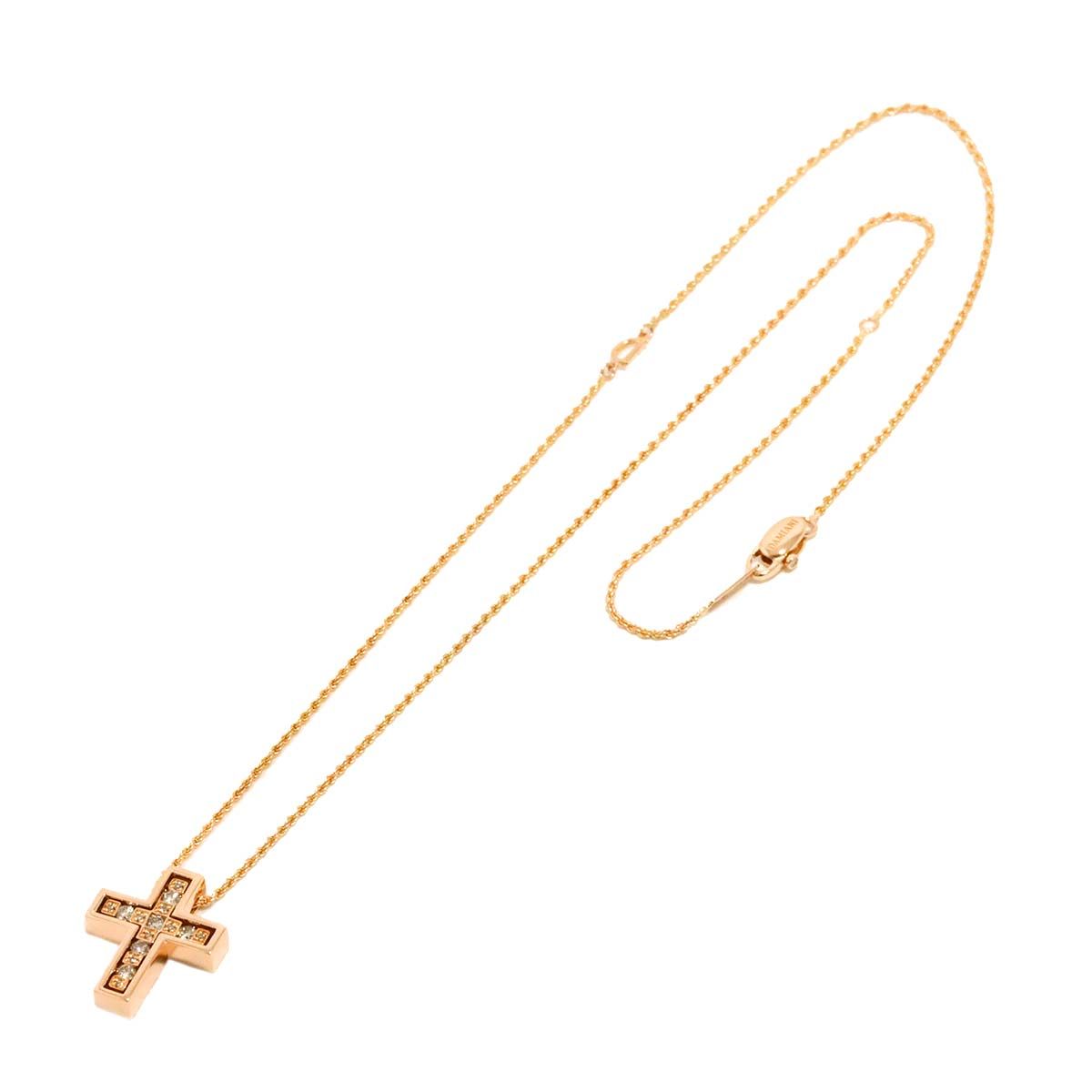 ダミアーニ DAMIANI ベルエポック ダイヤ ネックレス 50cm K18 PG 750  