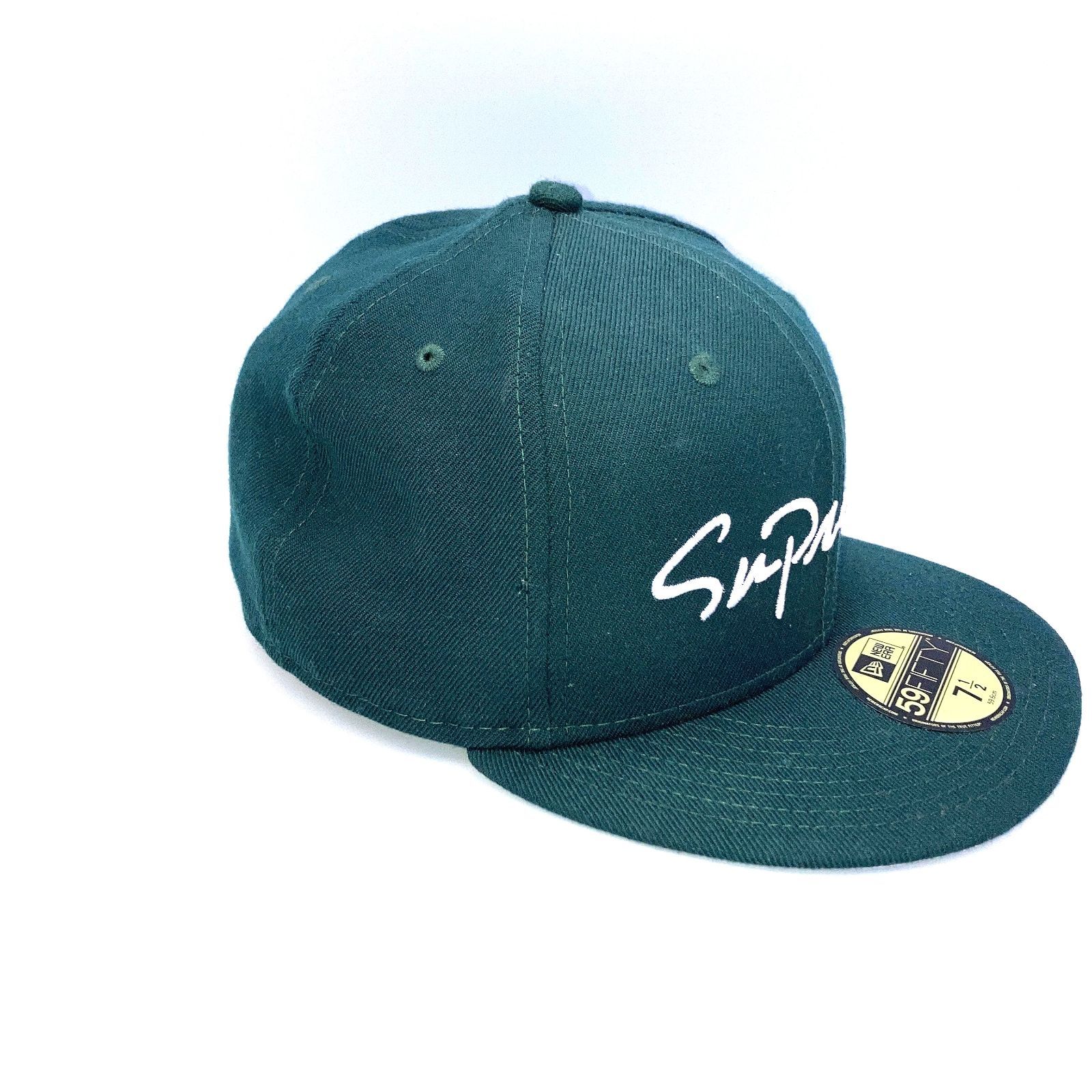 Supreme】【NEW ERA】CLASSIC SCRIPT CAP 緑 - メルカリ