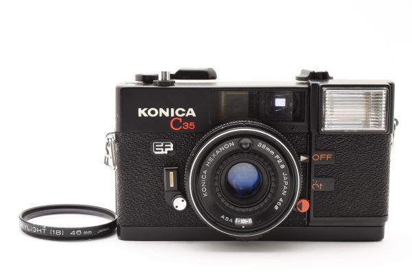 ☆☆極上級美品❕全動作確認済☆☆ KONICA C35 EF3 　ブラック 動作確認済】 KONICA C35 EF3 F0728-1ID p - メルカリ