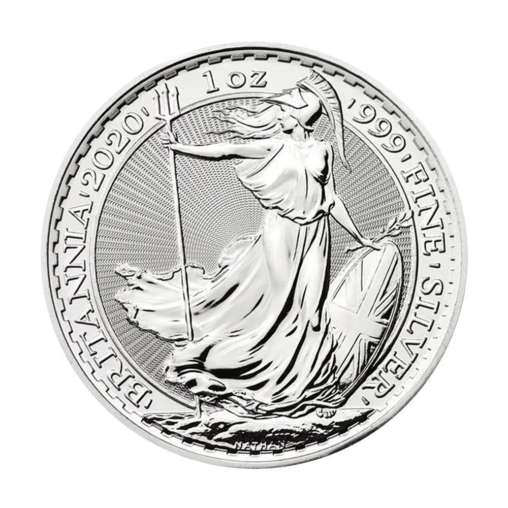 イギリス　ブリタニア　2ポンド銀貨 １オンス 2020年 イギリス 2020 エリザベス2世 ブリタニア 2ポンド 1オンス 銀貨