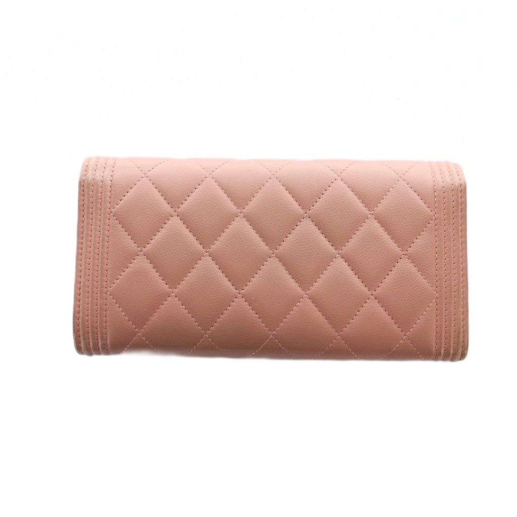 シャネル CHANEL ボーイシャネル 長財布 ウォレット ロゴ
