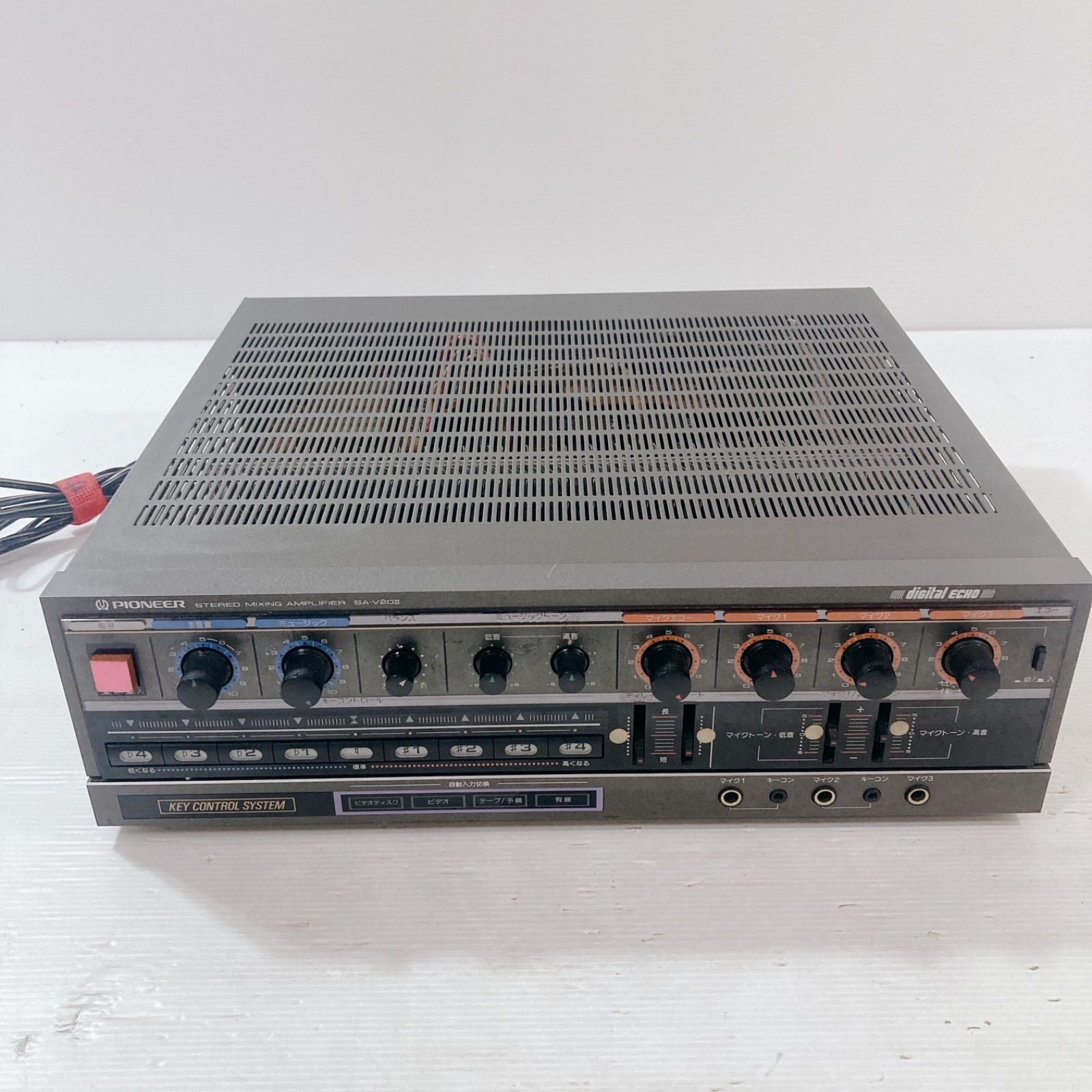 Pioneer Stereo mixing Amplifier Digital ECHO キーコントロールシステム SA-V20II ステレオ アンプ ミキシング レトロ品