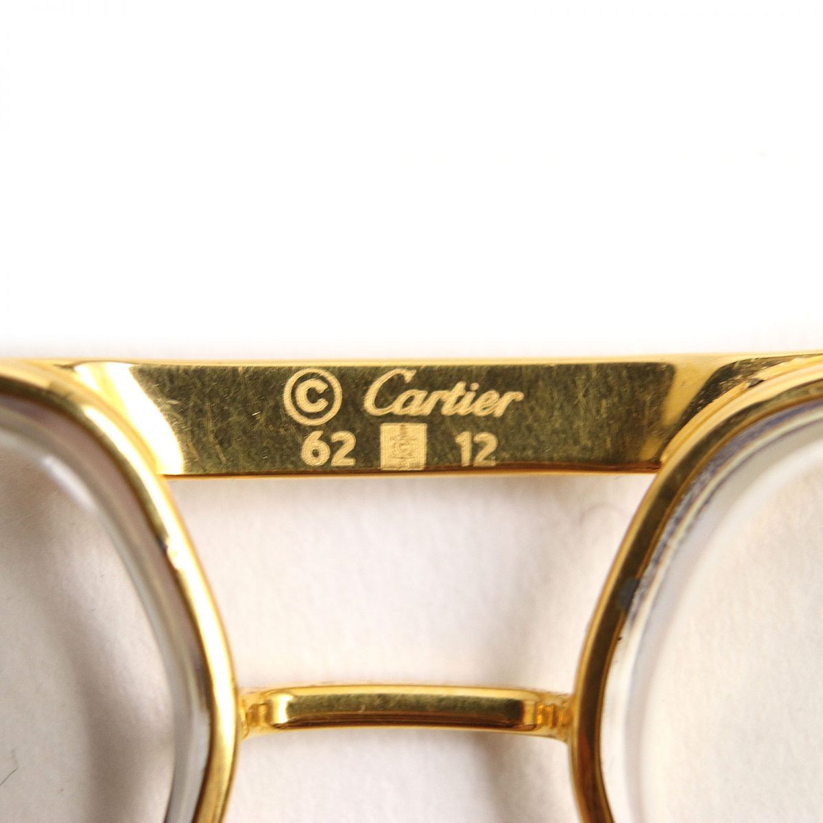 美品◇Cartier カルティエ トリニティ ツーブリッジ 度入り メガネ/アイウェア ゴールド 62□12 140 仏製 オススメ◎ - メルカリ