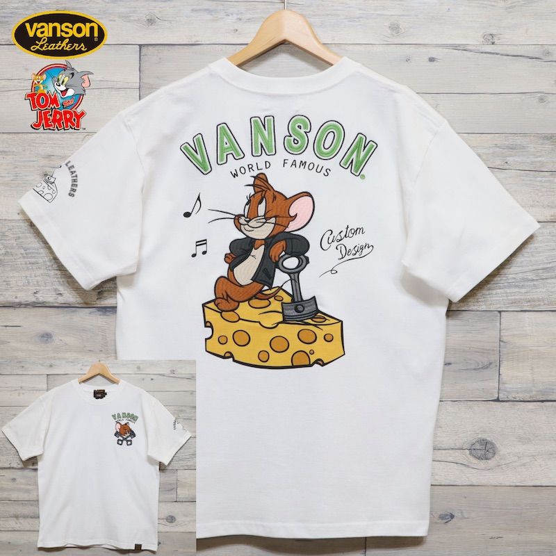 新品 メンズ トムとジェリー Tom&jerry トムジェリ VANSON バンソン