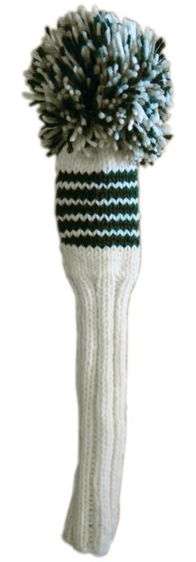 Jan Craig ジャンクレイグ ヘッドカバー ハンドメイド フェアウェイウッド 5用 White|AspenGreen|Silver
