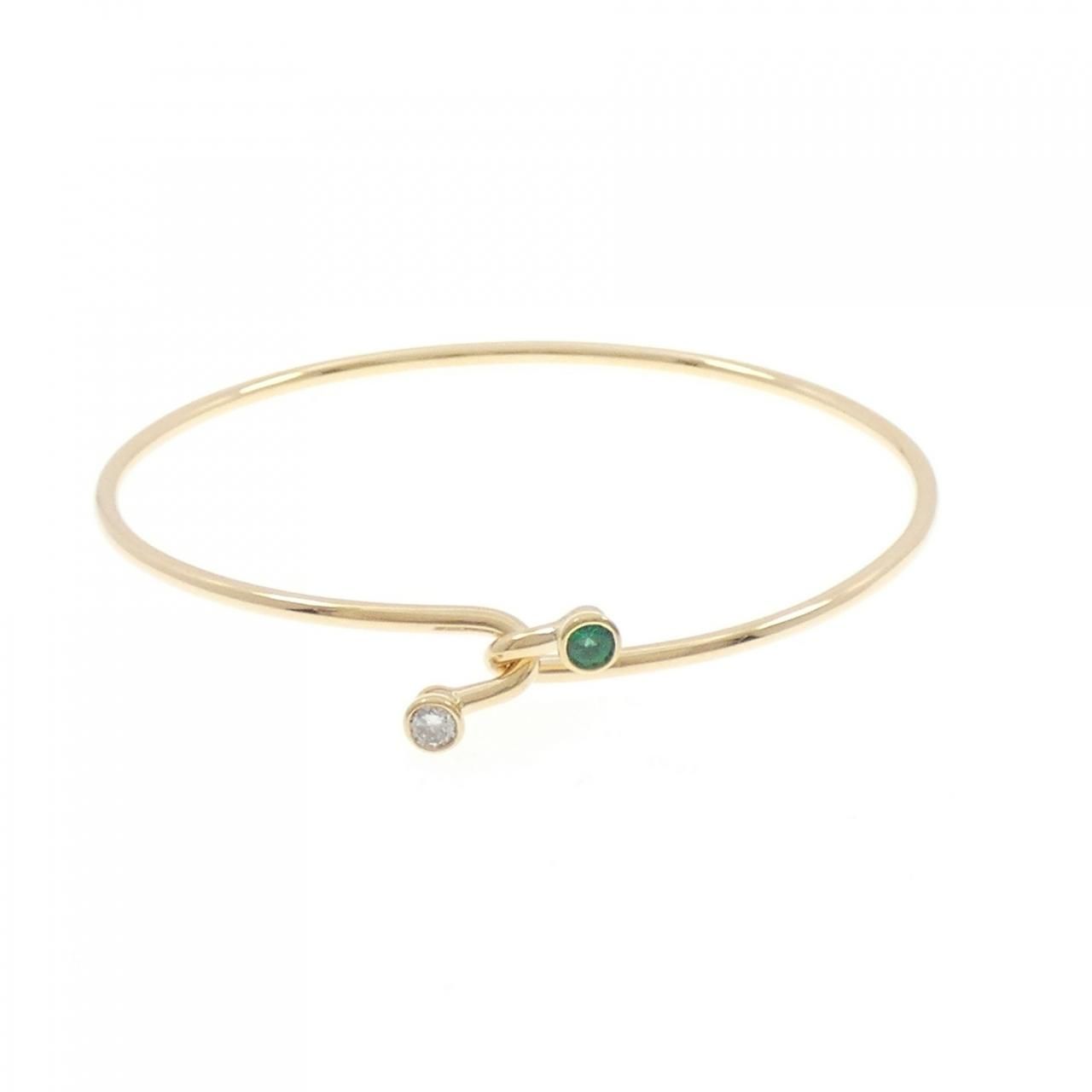 ティファニー エメラルド バングル