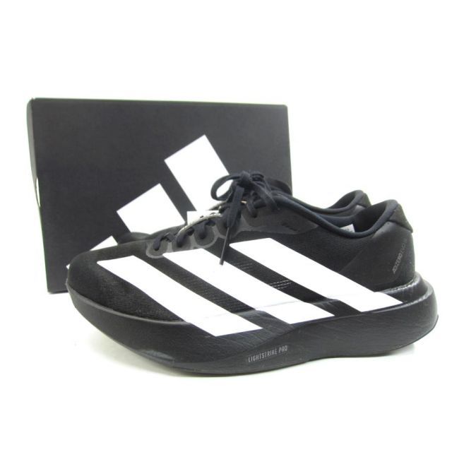 美品　アディダス　adidas Evo SL M 25㎝ adidas adizero Evo SL M CORE BLACK/FOOT WEAR WHITE/CORE