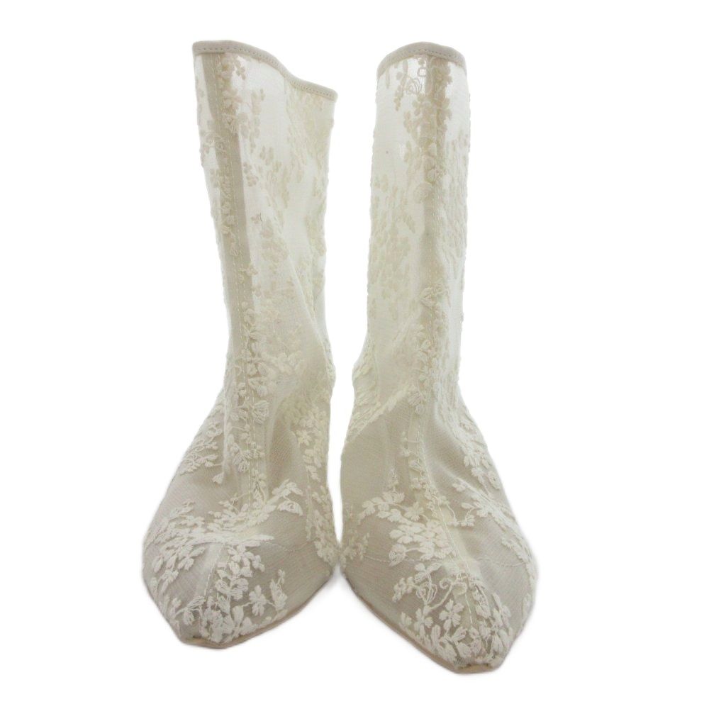 4/4まで) Ameri SHEER EMBROIDERY BOOTS 4/4まで) Ameri SHEER EMBROIDERY BOOTS