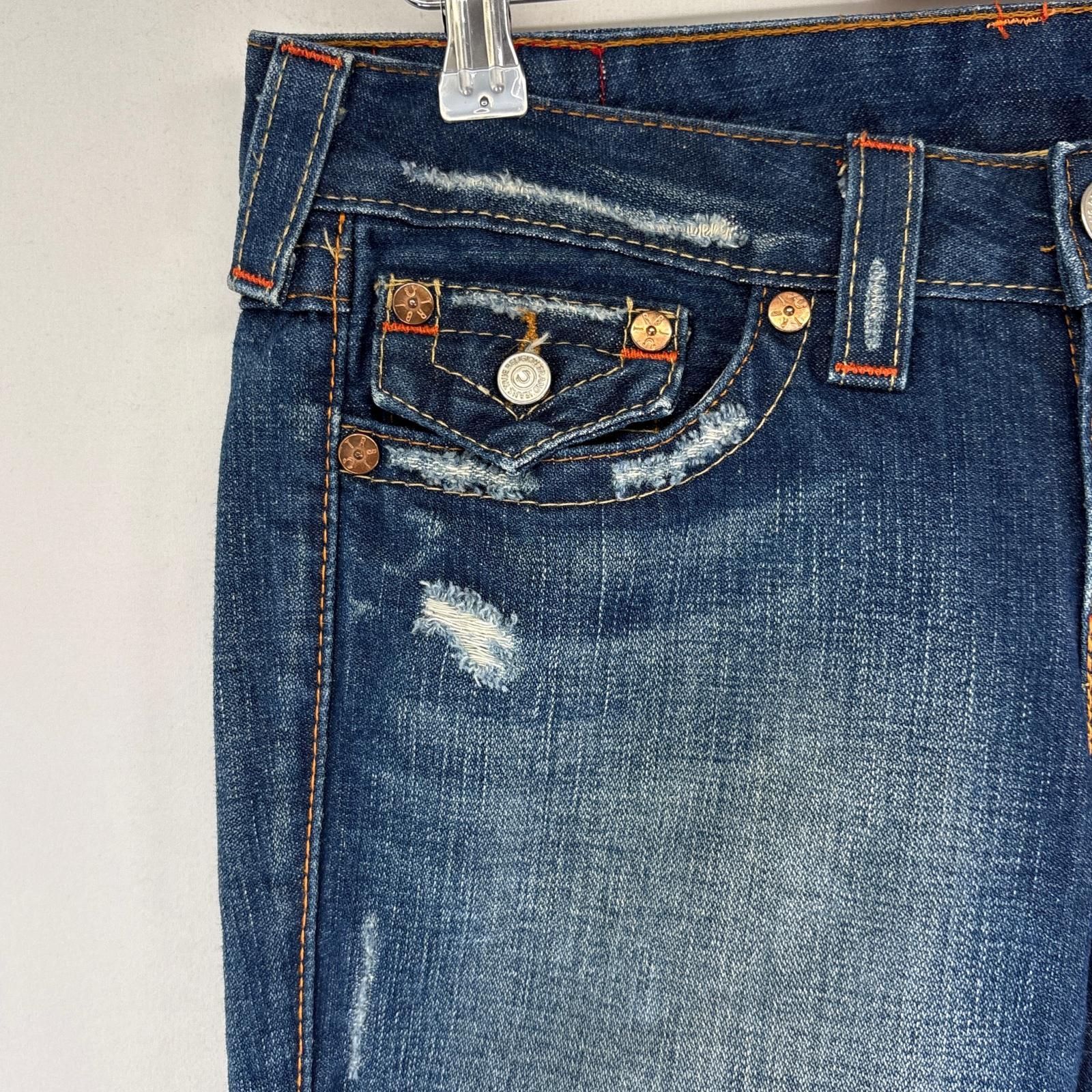 古着 トゥルーレリジョン TRUE RELIGION USA製 デニムパンツ