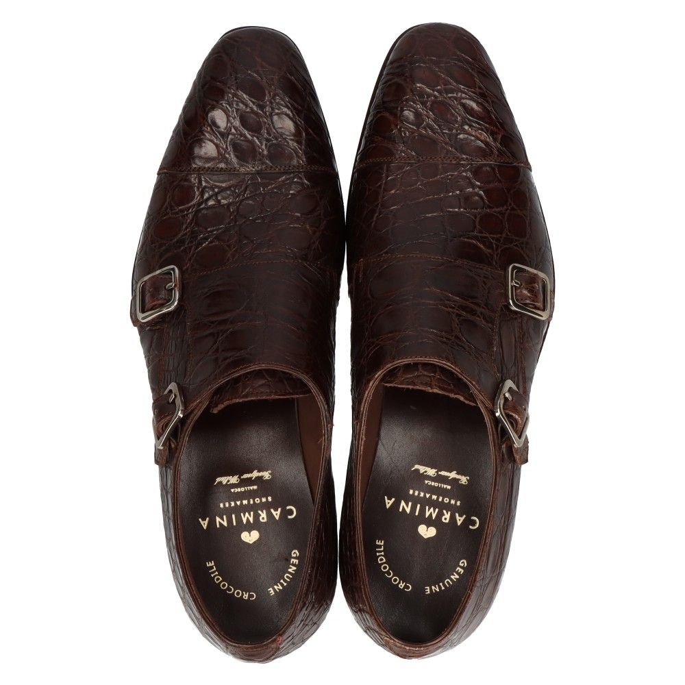 新品未使用　カルミナ　クロコダイルレザー ダブルモンクストラップローファー 楽天市場】Carmina【カルミナ】 リアルクロコダイル ダブル