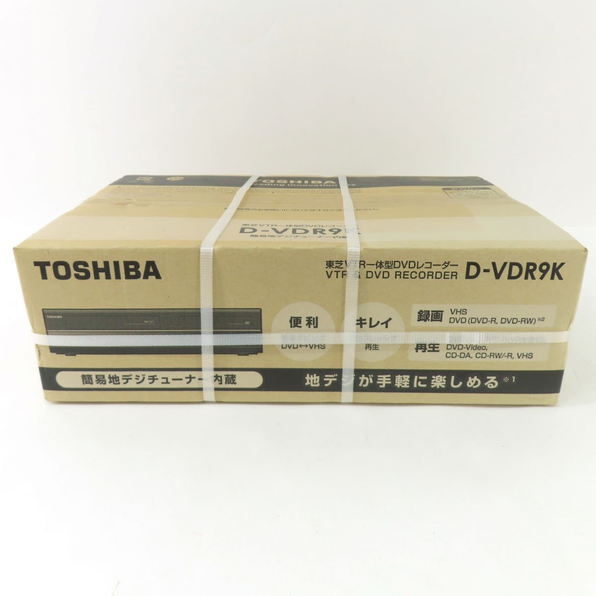東芝 TOSHIBA 地上デジタルチューナー内蔵VTR一体型DVDレコーダー D-VDR9K