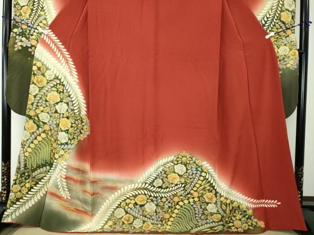 平和屋着物○豪華振袖 辻ケ花 駒刺繍 暈し染め 金彩 正絹