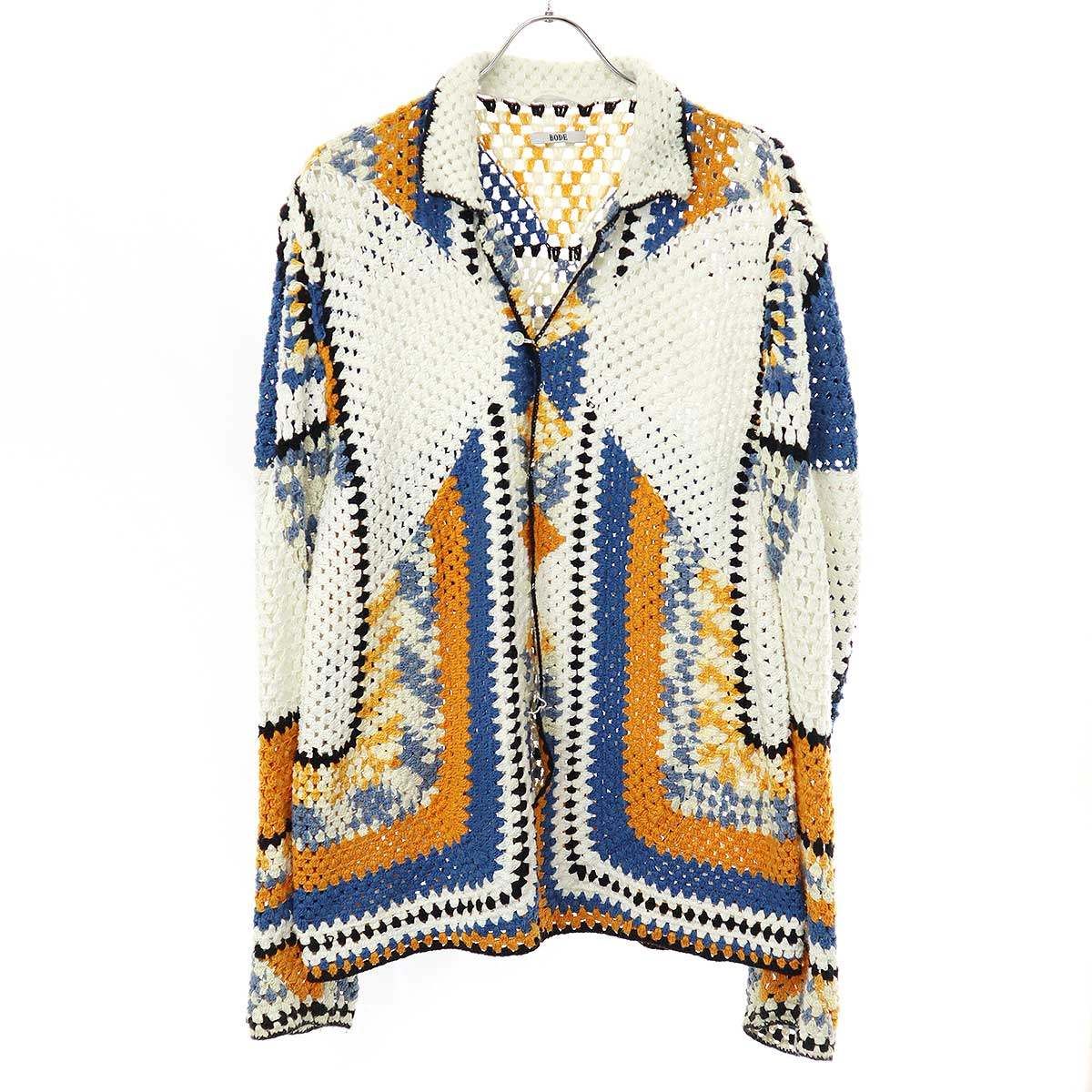 BODE NY ボーディー 22SS Gloucester Crochet Overshirt
