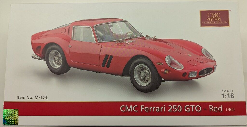 【美品】CMC製　1/18スケール　フェラーリ250GTO M154 1/18 フェラーリ 250 GTO 1962 レッド【M-154】 | CMC | CMC