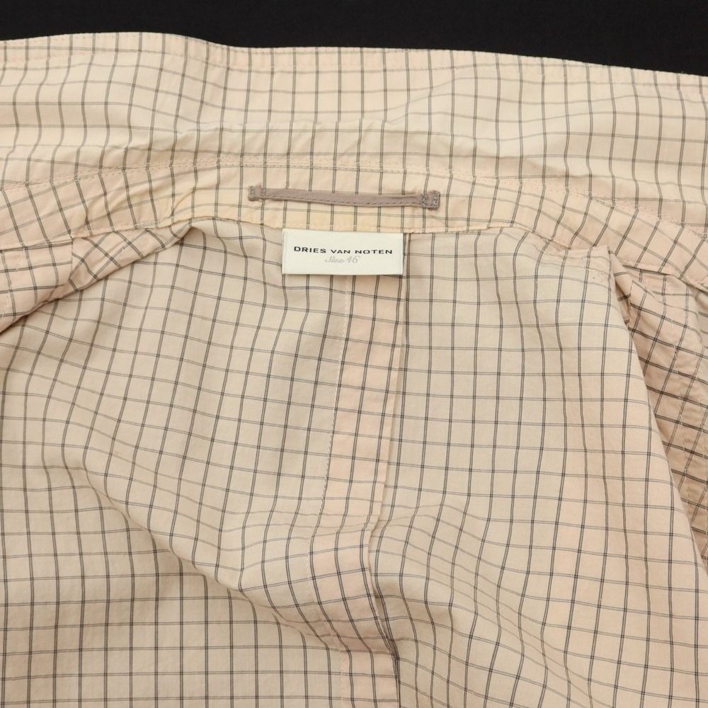 中古】ドリスヴァンノッテン DRIES VAN NOTEN コットン チェック 3B