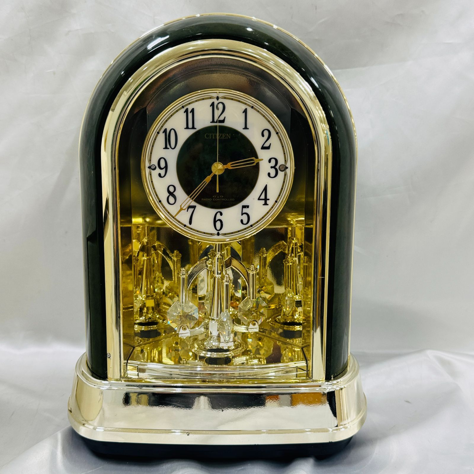 A【動作未確認】CITIZEN シチズン 置き時計 4RN427 アナログ電波時計 