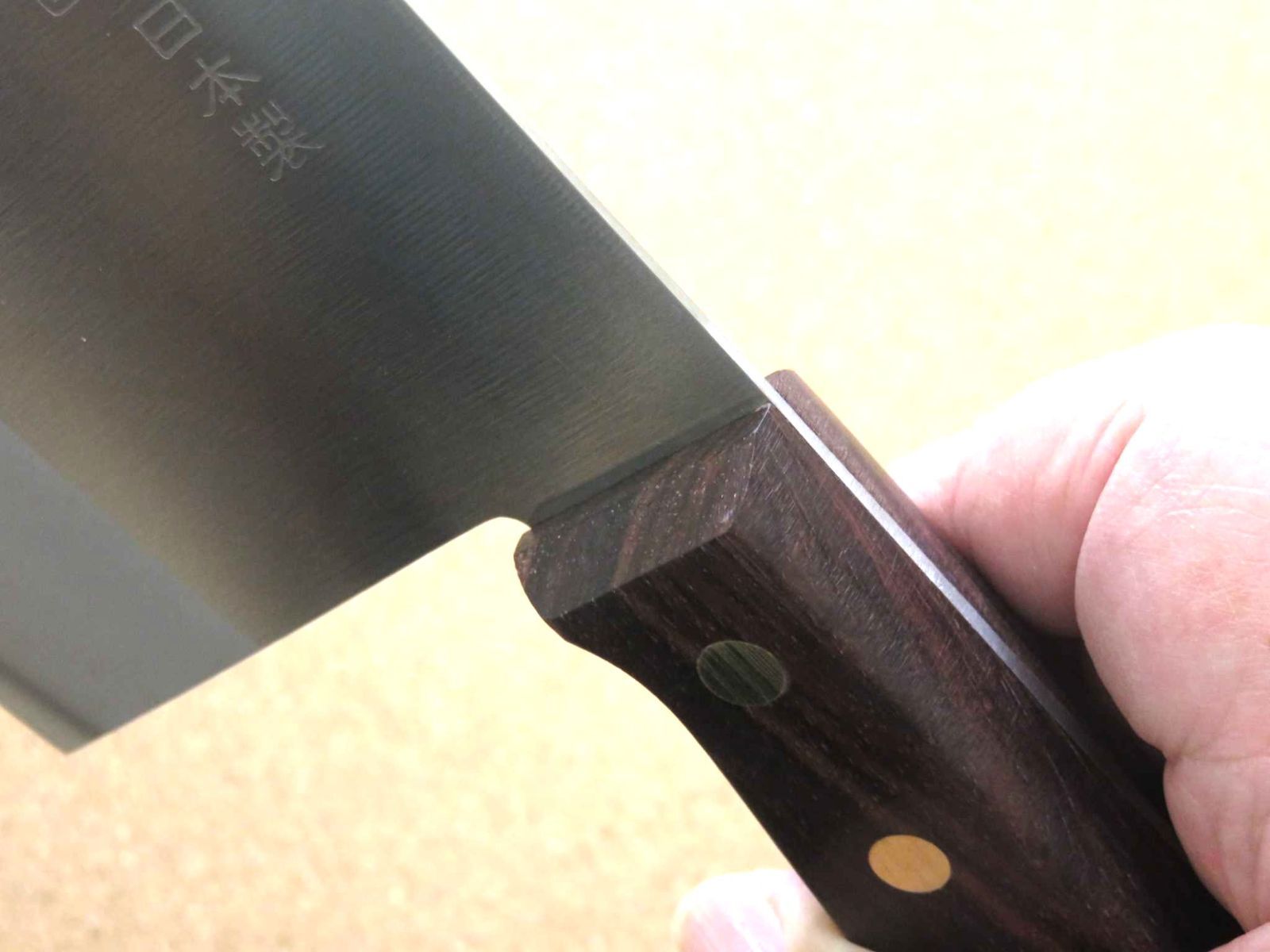 中華包丁 210mm 正広作 関の刃物 角大型 中厚 肉 魚 野菜切り 万能包丁 包丁 中華包丁 21cm (210mm) 正広 関の刃物 角大型 中厚 本割込三合鋼