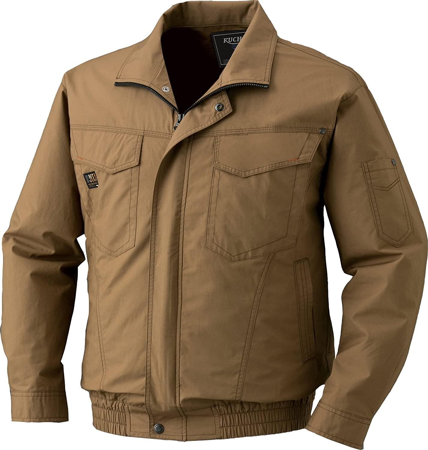 KUCHOFUKU 空調服 空調服 綿薄手タチエリウェアのみ キャメル LL 新品・2営業日で発送】KUCHOFUKU 空調服 空調服 綿薄手タチエリウェア