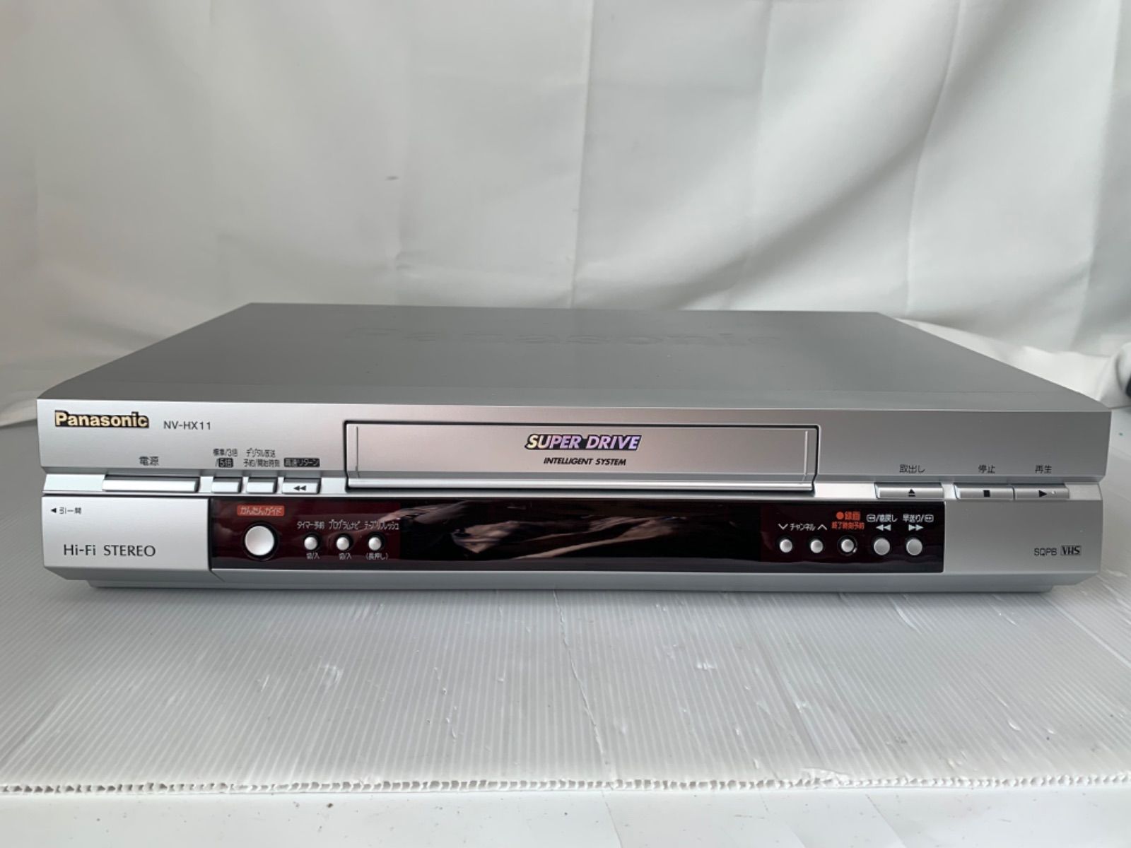 パナソニック VHSビデオデッキ NV-HX11 2002年製 動作品 良品 MM0912-4 