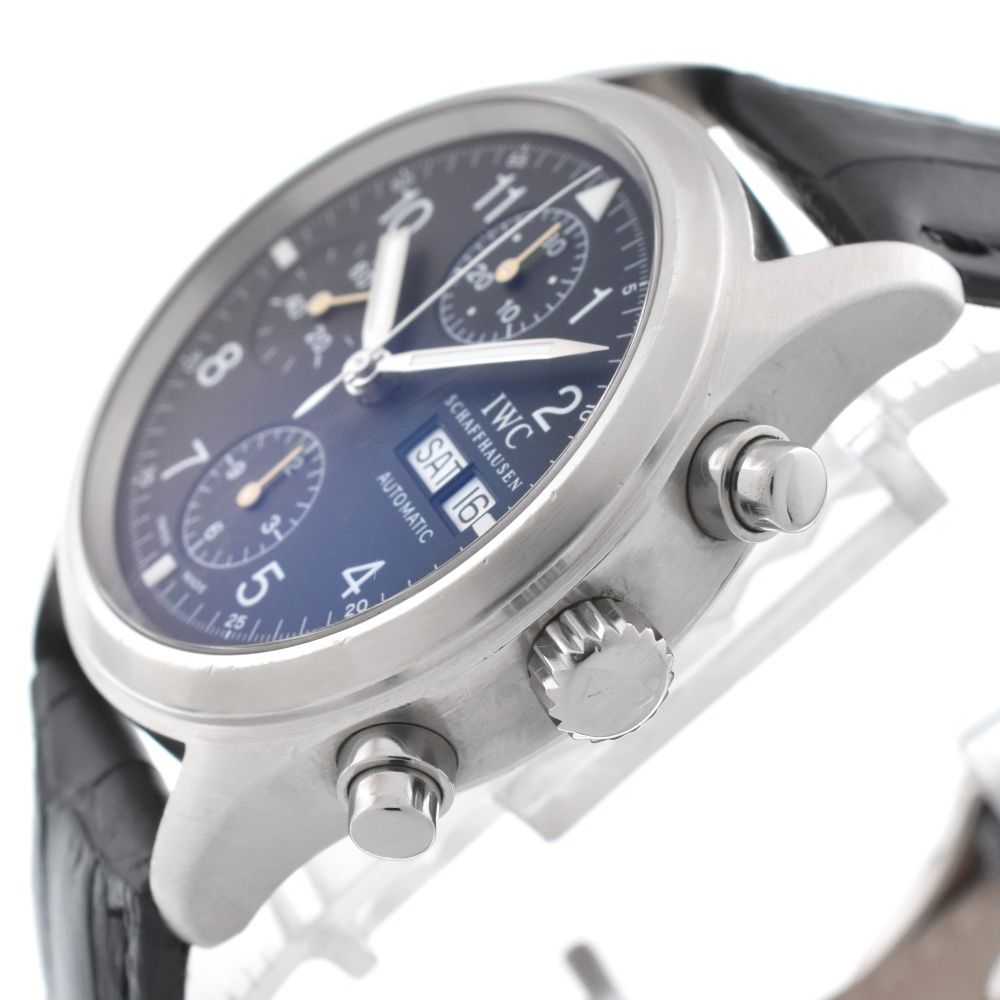 IWC IWC SCHAFFHAUSEN IW370603 メカニカル フリーガー クロノグラフ デイデイト 自動巻き メンズ箱付き K#133961