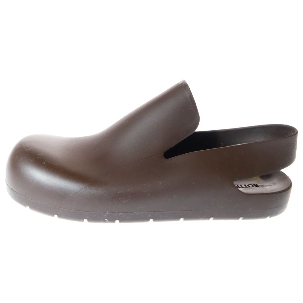 BOTTEGA VENETA ボッテガヴェネタ パドル スリングバック ラバーサンダル シューズ ブラウン 658767