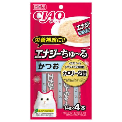 いなば CIAO エナジーちゅーる かつお 14g×4本入り 1ケース48袋