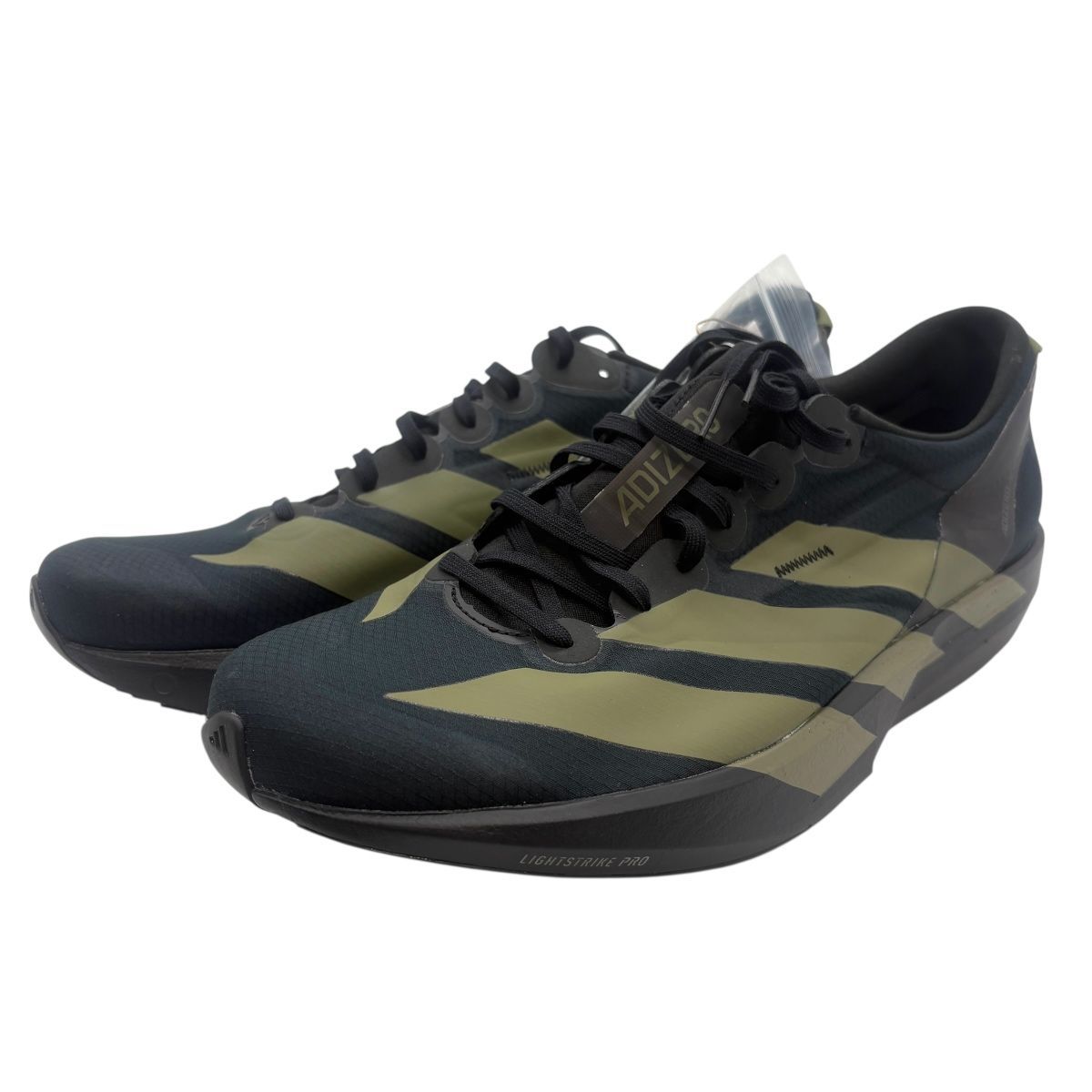 0637 adidas アディダス アディゼロ ジャパン 9 ランニングシューズ JP 6315 27.5 cm ブラック オリーブ チャコール Adizero Japan スニーカー