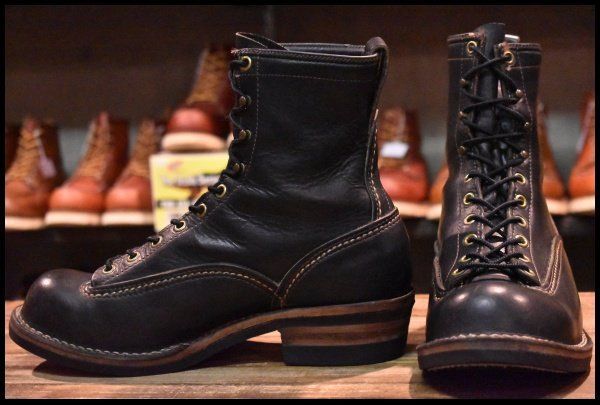 7.5E 良品 旧ロゴ 99年】WESCO ウエスコ カスタムジョブマスターLTT ブラック 黒 ビブラム430シングル 編み上げ ブーツ  HOPESMORE【EF086】 - メルカリ