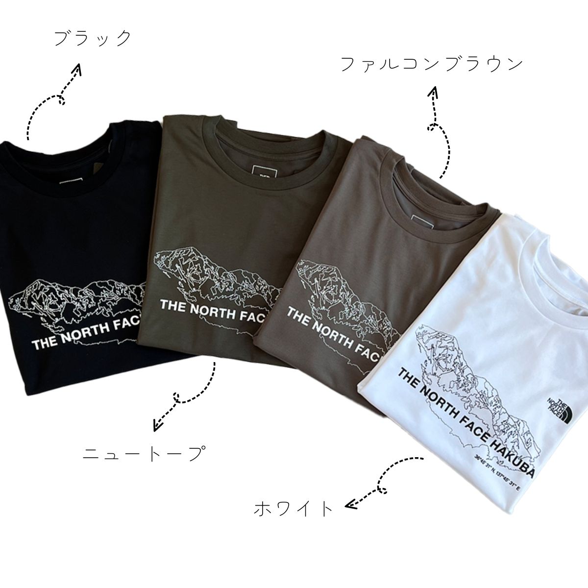 ノースフェイス tシャツ メンズ 半袖 速乾 白馬三山 THE NORTH FACE