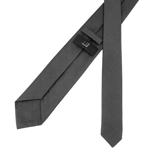ネクタイ ダンヒル dunhill テクニカルウールシルク 新品 ライトグレー