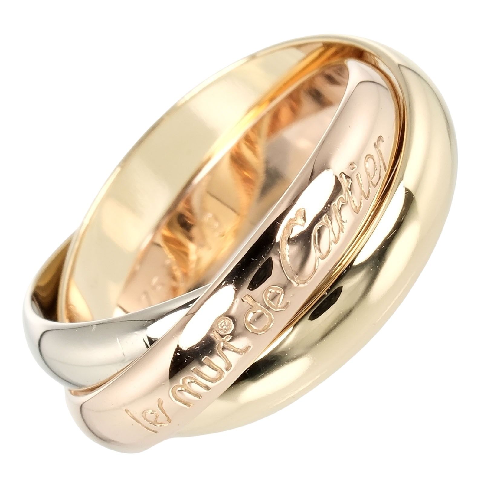 【カルティエ/Cartier】 トリニティリング 9号 K18YG/WG/PG 楽天市場】カルティエ トリニティ リング 指輪 カルティエ 9号