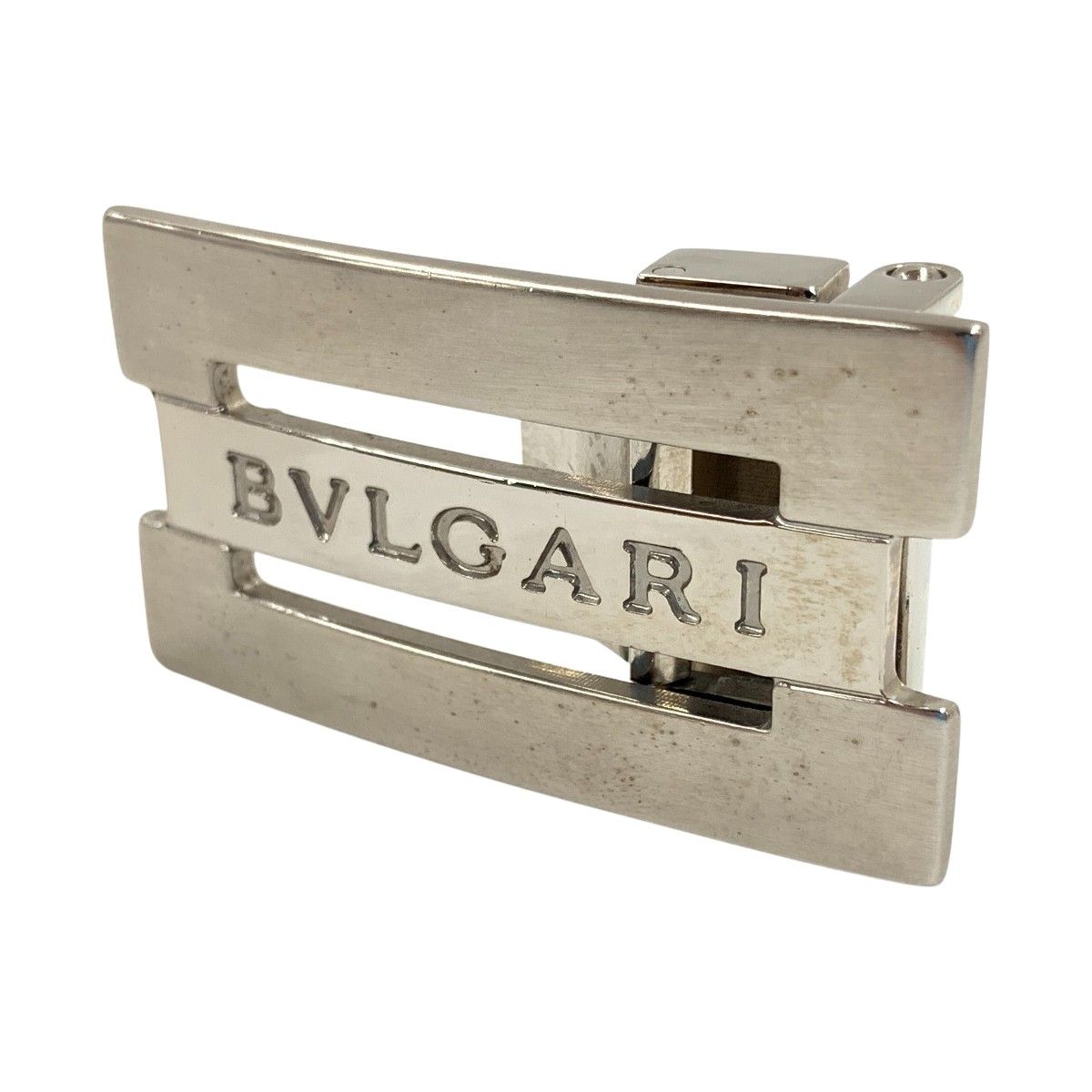 〇〇BVLGARI ブルガリ ロゴ バックル シルバー - メルカリ