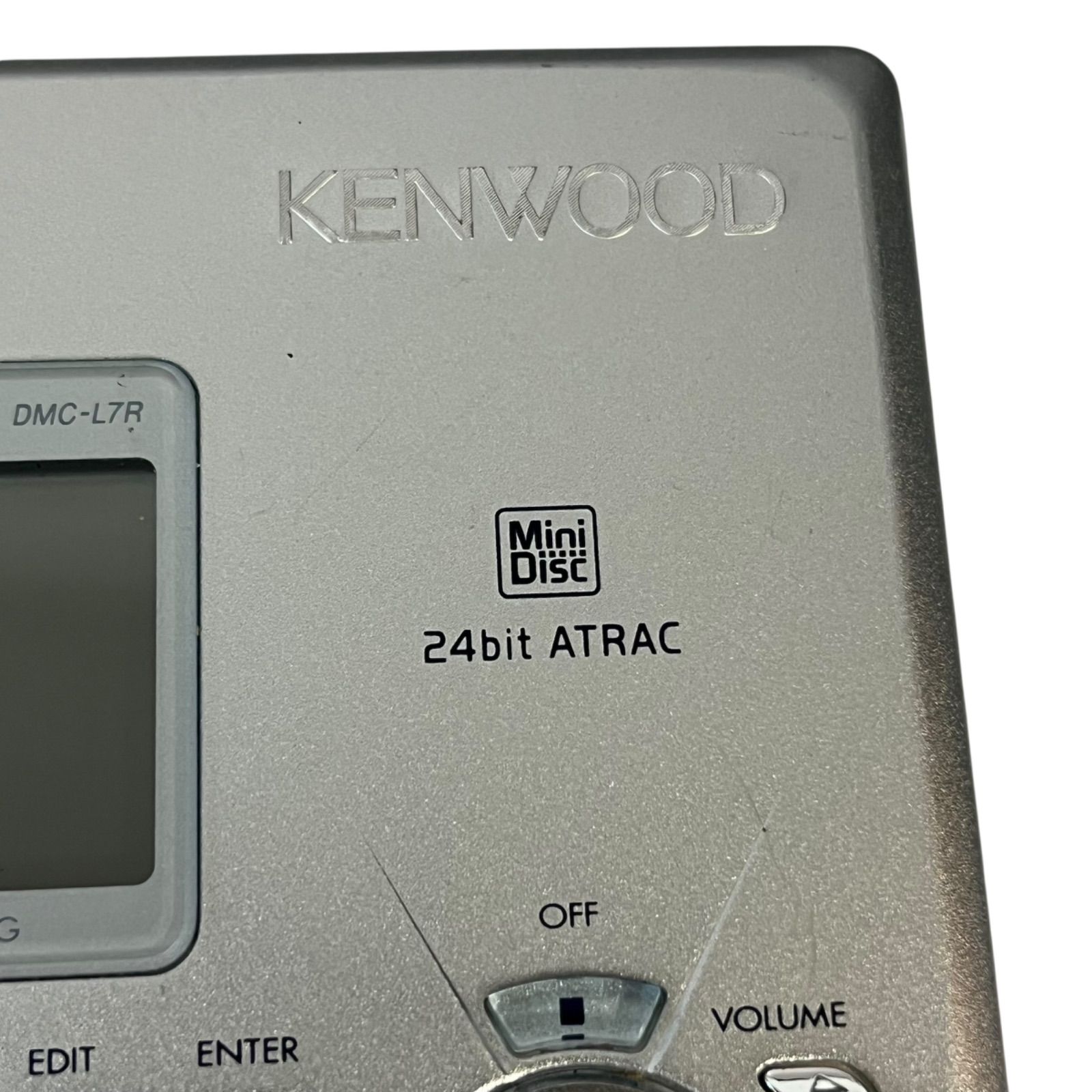 KENWOOD DMC-L7R ポータブルMDプレーヤー 動作品 管32756】動作未確認☆KENWOOD DMC-L7R ポータブルMDプレーヤー