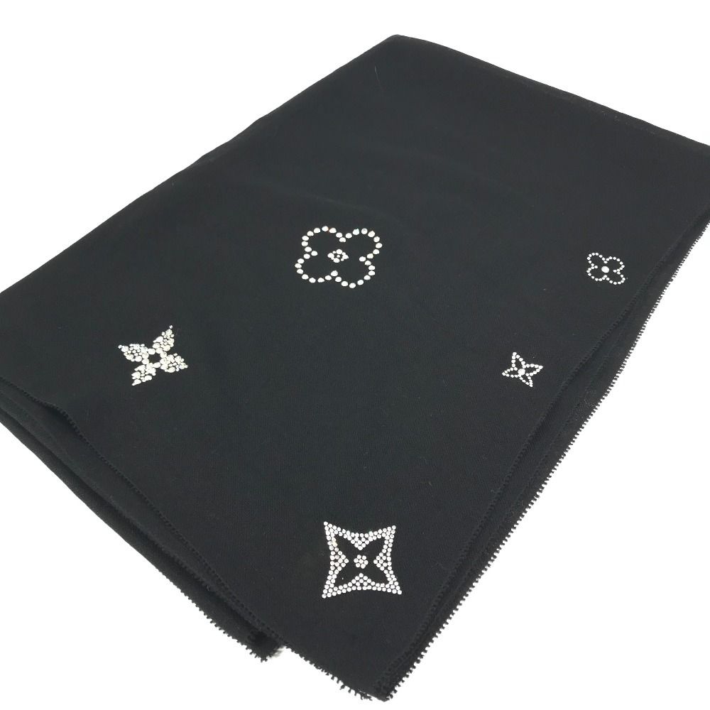 LOUIS VUITTON ルイヴィトン ストール ロゴ ラインストーン LV  